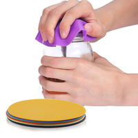 Ouvre-bocal multifonction en silicone, moule pour ouvrir les bouchons de bouteilles, poignée en silicone pour les mains faibles