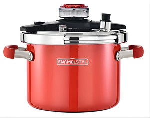 <span class=keywords><strong>Olla</strong></span> <span class=keywords><strong>a</strong></span> Presión de Acero Inoxidable con Revestimiento de Esmalte, 6L 22cm, con Válvula de Seguridad, para Cocina Doméstica o Restaurante, Utensilios de Cocina con Logotipo Personalizado - Product Image 1