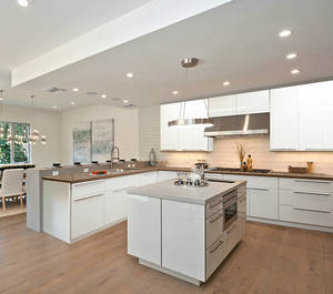 Полный кухонный набор, шкаф высокой техники, кухонный шкаф из Китая, кухонный столешница из искусственного камня с шкафом - Product Image 1