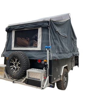Mini véhicule utilitaire de camping, caravane, <span class=keywords><strong>RV</strong></span>, jouet, transport tout-terrain, 4x4, voyage, remorques, camping-cars avec tentes - Product Image 1