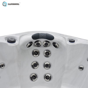 Sunrans lüks akrilik açık jakuzi 6 kişi satılık Massage kontrollü masaj sıcak küvet - Product Image 3