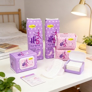 Article en livraison gratuite, vente en gros Alibaba, marque privée, serviettes hygiéniques écologiques, fines, absorbantes, pour femmes. - Product Image 1
