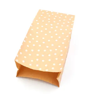 Hdpk Popcorn Snoepverpakking Papier Voedselpapier Verpakking Custom Kraft Papieren Zakken Bedrukt Met Uw Eigen Logo