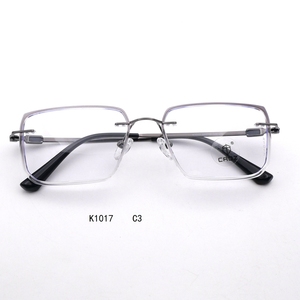 แว่นตา K1017 กรอบโลหะเมมโมรี่ น้ำหนักเบา ทนทาน ทันสมัย ดีไซน์ยืดหยุ่นเพื่อความสบาย - Product Image 6