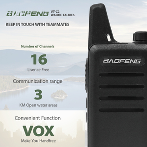 2pcs Baofeng VT-C2 Hot Selling Mini <strong>Radio</strong> 2W/0.5w <strong>PMR</strong> FRS Outdoor Handheld Device UHF Walkie Talkie - Product Image 6