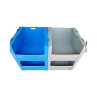 Bacs d'étagère en plastique ondulé rentables personnalisés, boîtes de cueillette d'entrepôt PP de haute qualité personnalisés, bacs de cueillette Coroplast