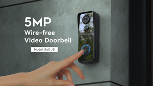 5MP không dây thông minh video chuông cửa máy ảnh với màu sắc hình ảnh IP 65 không thấm nước phát hiện chuyển động hai chiều âm thanh và âm thanh kêu vang - Product Image 5