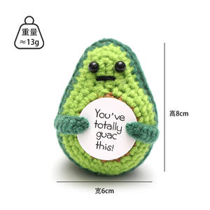 Pot de culture en forme de <span class=keywords><strong>concombre</strong></span> et de pomme de terre, crocheté à la main, pour l'énergie positive, en fil de fruits et légumes, poupée en crochet, produit transfrontalier - Product Image 5