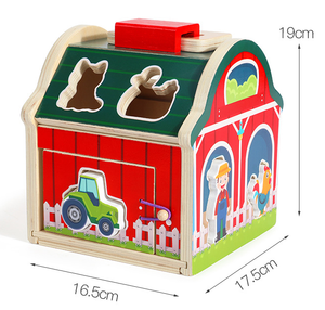 Mới Montessori nhà bận rộn Hội Đồng Quản trị trẻ em đào tạo phù hợp với giác ngộ hỗ trợ giảng dạy đồ chơi bằng gỗ - Product Image 5