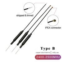 Modul WiFi 3dBi RG1.13 untuk kabel IPEX Built-in 50 Ohm tabung tembaga Omni antena untuk peningkatan komunikasi Router nirkabel