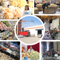 Vente Directe Usine Promise Fleurs Artificielles en Vrac en Gros, Fleurs à Tige Unique pour Décoration de Bouquets