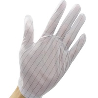 Gants d'atelier Mitten Esd Gants de travail de sécurité antistatiques Luvas Guantes, produit électronique à rayures Gant universel Cache-mains
