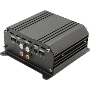 Amplificador de Audio de 4 canales para coche, tamaño pequeño, superpotencia, 200 vatios, Clase D, gama completa