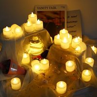 Flammenlose LED Umweltfreundliche Batteriebetriebene Teelichter Mini-Lichterketten für Hochzeit Heiratsantrag Halloween-Dekorationen