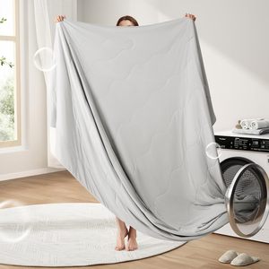 Piumino Rinfrescante Lavabile, Coperta Queen Size <span class=keywords><strong>per</strong></span> Chi Soffre il Caldo, Biancheria da Letto <span class=keywords><strong>per</strong></span> Tutte le Stagioni <span class=keywords><strong>per</strong></span> Mantenersi Freschi Durante la Notte - Product Image 4