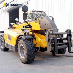 รถยกเทเลสโคปิค HAMAC 3.5 ตัน ยกสูง 7 เมตร เครื่องยนต์ดีเซล ขับเคลื่อน 4 ล้อ ยางลม สำหรับงานก่อสร้างบนพื้นที่ขรุขระ พร้อมที่นั่งควบคุม - Product Image 2