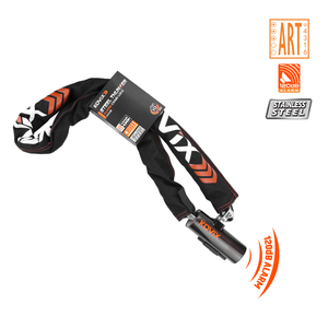 Serrure à chaîne de vélo anti-vol 10mm en acier trempé renforcé carré <span class=keywords><strong>Scooter</strong></span> électrique serrure à chaîne de moto - Product Image 3
