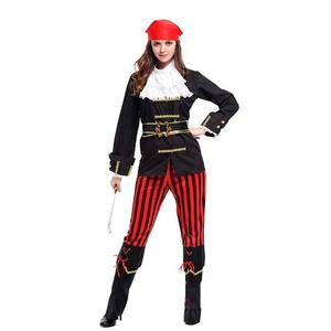 Costume de <span class=keywords><strong>pirate</strong></span> pour femme adulte, nouvelle arrivée <span class=keywords><strong>2024</strong></span>, fête d'Halloween, Caraïbes, CARR-033 - Product Image 2