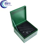 Caja de Regalo Personalizada Reutilizable con Tapa Verde, Impresión de Patrón y Logotipo, Empaque para Regalos Navideños, Frascos, Aceites, Productos Cosméticos para el Cuidado de la Piel