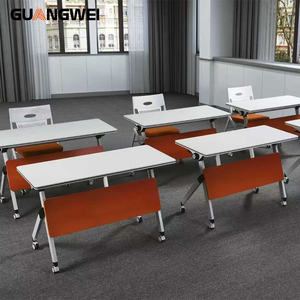 <span class=keywords><strong>Table</strong></span> <span class=keywords><strong>de</strong></span> conférence pliable <span class=keywords><strong>de</strong></span> bureau moderne <span class=keywords><strong>de</strong></span> <span class=keywords><strong>haute</strong></span> qualité GUANGWEI, écologique, pour l'école, la salle <span class=keywords><strong>de</strong></span> classe, la formation - Product Image 4