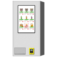 Distributeur automatique compact en métal 24h/24 avec SDK pour station de métro, casier à cosmétiques et boissons, usage commercial, refroidissement thermoélectrique 20-150