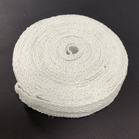 Ruban en fibre céramique blanche YEAFEEL YFCFT, isolation thermique réfractaire 1000°C, tissage uni 2-5µm, 20-50m, avec feuille d'aluminium ST