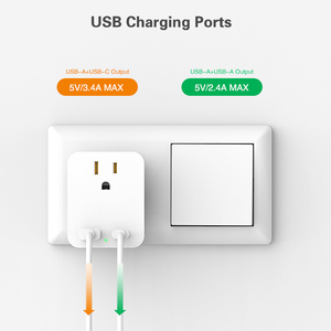 Anh Để Chúng Tôi Cắm <span class=keywords><strong>Adapter</strong></span> 2 USB-A Loại-C <span class=keywords><strong>Power</strong></span> <span class=keywords><strong>Adapter</strong></span> Du Lịch Cần Thiết Cắm Cho Mỹ Để Qatar Ireland Anh Dubai <span class=keywords><strong>London</strong></span> - Product Image 6