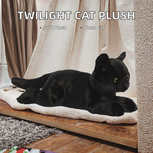 Peluche chat Aurora Adorable Flopsie Twilight - Édition Anniversaire - Super Douce - Noir - 12 pouces - 2-4 ans - Compagnon Ludique - Product Image 2