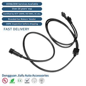 Garfour Quake LED QW838 RGB Y型ケーブルスプリッター (1 2) PTFE絶縁600V自動車用Tinメッキ銅RGBホイップライト - Product Image 1