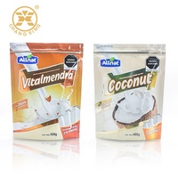 Sacs de farine de maïs en plastique, sac d'emballage alimentaire de farine de maïs/manioc/blé avec fermeture éclair