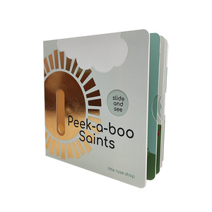 Tùy Chỉnh Đẩy Kéo Trượt Hội Đồng Quản Trị Cuốn Sách Dịch Vụ In Ấn Trẻ Em Sách Lật Trượt Trượt Cuốn Sách Cho Trẻ Em Của - Product Image 3