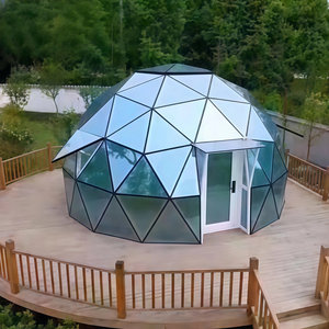 Chất lượng cao ngoài trời sang trọng glamping Lều tuyết Glass Dome lều cho khu nghỉ mát với phòng tắm - Product Image 5