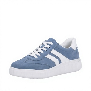 Zapatillas Bajas con Cordones para Mujer <span class=keywords><strong>Remonte</strong></span> D3E00, Zapatos Casuales con Plantilla Extraíble y Suela de EVA, Color Azul - Product Image 4