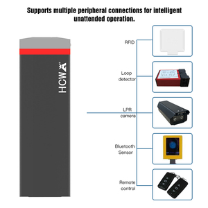 HCWスマート交通障壁システム自動ストレートブームゲート駐車用スマート道路ブーム障壁/ゲート - Product Image 3