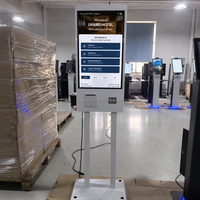 Kiosque holographique numérique WUXIN AI avec écran transparent, réceptionniste virtuel interactif pour centre commercial, hôtel, aéroport, exposition