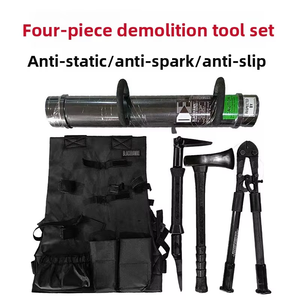Kit d'outils d'entrée forcée manuels 4 pièces en alliage d'aluminium pour le sauvetage incendie - Product Image 4