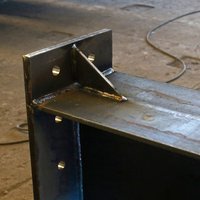 Structure en acier préfabriquée en gros, poutre en H en acier, matériau métallique avec peinture/galvanisation