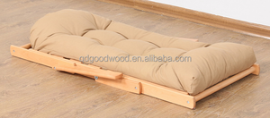 Cadeira Chaise Lounge Tradicional de Madeira Sólida JIA MU JIA com Capa de Tecido, Dobrável para Uso na Sala de Estar e Quarto - Product Image 2