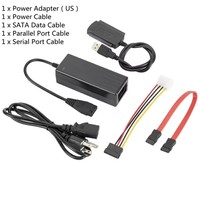 Adaptador de disco duro 3 en 1 USB2.0 a IDE/SATA 2,5 3,5 HDD SSD
