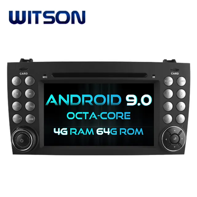 WITSON ANDROID 9.0 CAR DVD PLAYER For MERCEDES BENZ R171 W171 SLK CLASS 4G DDR3 64GB Flash