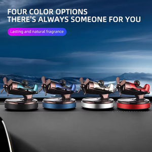 Penyegar udara mobil tenaga surya, dekorasi parfum cair mewah dengan baling-baling berputar untuk lelaki - Product Image 4
