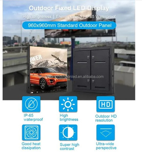 หน้าจอโฆษณากลางแจ้ง P5 ขนาด 960x960 มม. ทนต่ออุณหภูมิต่ำ 3840Hz กันน้ำระดับ IP65 จอแสดงผล LED กลางแจ้ง P5 - Product Image 2
