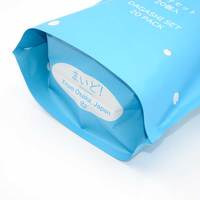 Sachet d'emballage en plastique transparent de qualité alimentaire pour bonbons et confiseries, pochette à fermeture éclair verticale