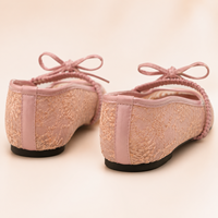 Ballerines brodées chinoises pour femmes, espadrilles en dentelle, chaussures de danse plates légères, antidérapantes, vente en gros OEM, respirantes