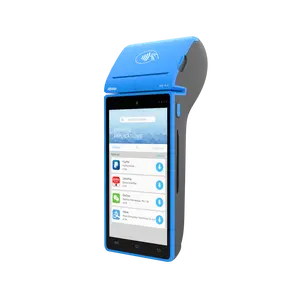 Handheld tragbare Android 10 Online-POS-Maschine mit Finger abdruck drucker Android POS-Terminals ysteme