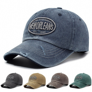 Moda tendencia calle Hip Hop hacer viejo rasgado personalidad personalizado Casual gorra de béisbol bordada - Product Image 2