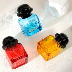 Botella de Perfume de Vidrio Colorida de 30 ml con Cuello de Rosca, Botella de Spray Recargable, Atomizador de Muestra de Perfume, Botella de Repuesto - Product Image 2