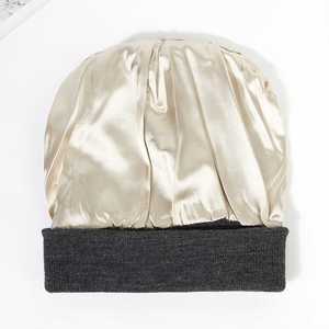 Gorro de Punto para Mujer con Forro Interior de Seda Satinada, Gorro con Forro de Satén para el Invierno - Product Image 4