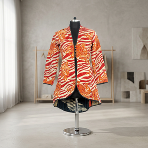 100% Cotton Indian Kantha Stitch Quilted Jacket <b>Coat</b> - Product Image 2