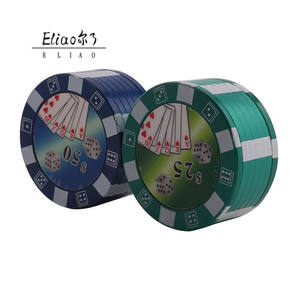 เครื่องบดสมุนไพร<span class=keywords><strong>แบบ</strong></span> <span class=keywords><strong>3</strong></span> <span class=keywords><strong>ชั้น</strong></span> <span class=keywords><strong>รูป</strong></span>ทรงชิปโป๊กเกอร์ - Product Image 2